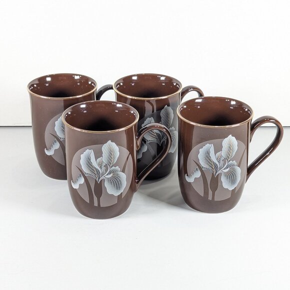 set of 4 OTAGIRI IRIS mugs, housewarming gift idea - Picture 3 of 11